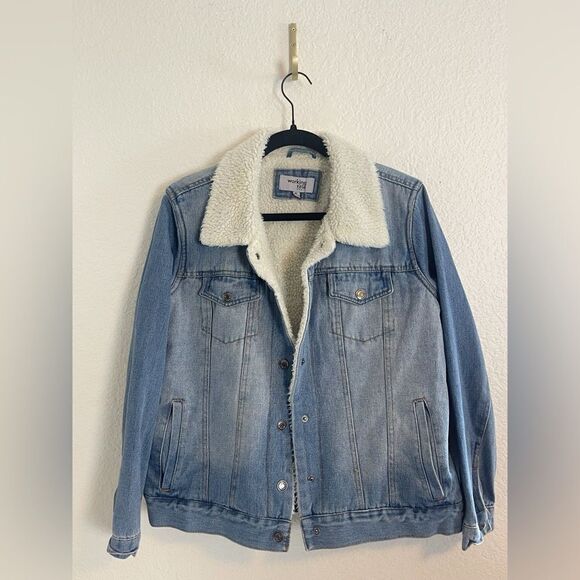 Pink Floyd & Red Hot Chili distressed upcycle trucker jean jacket ONE OF A KIND - Picture 7 of 13